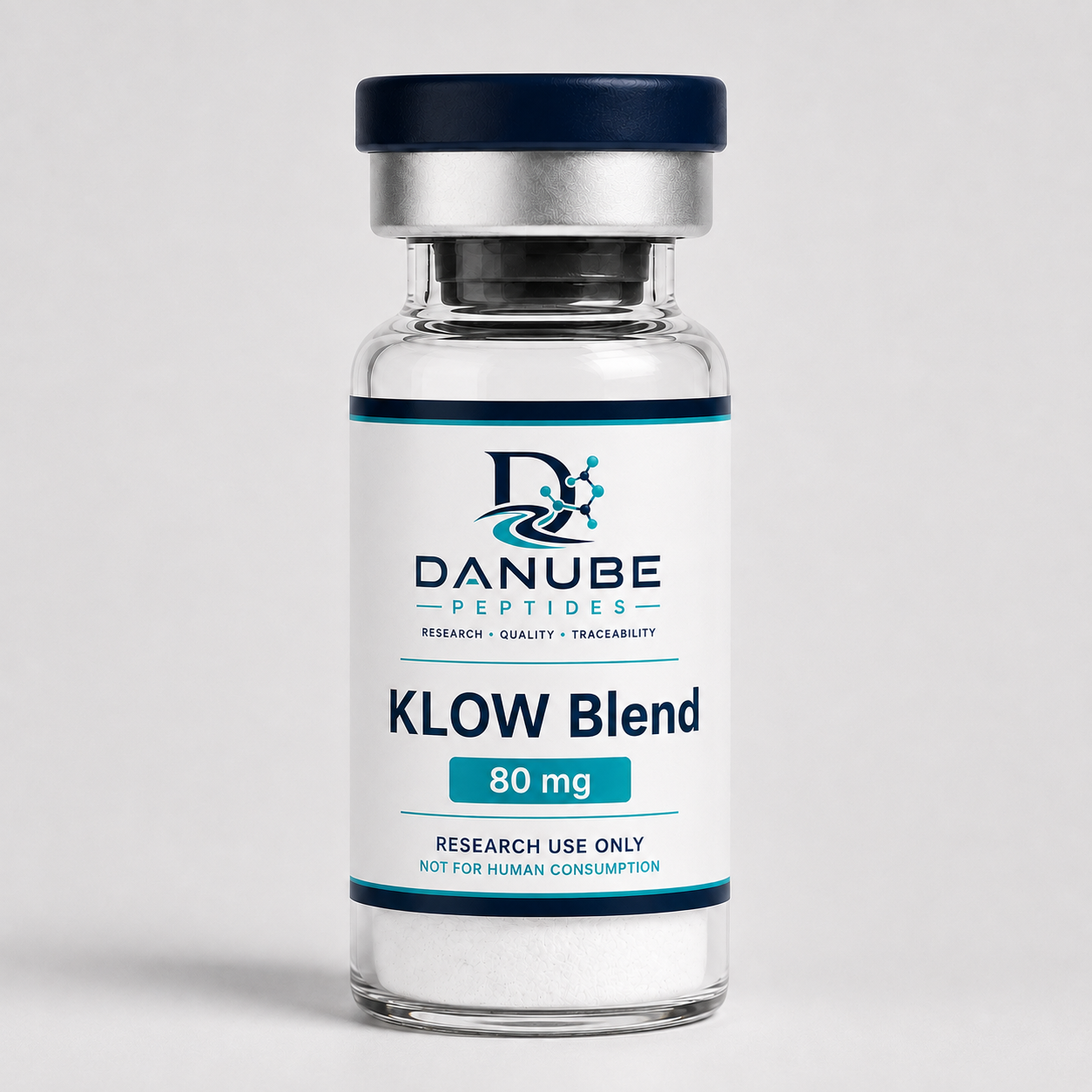 Danube Peptides KLOW Blend 80 mg multi-component research vial